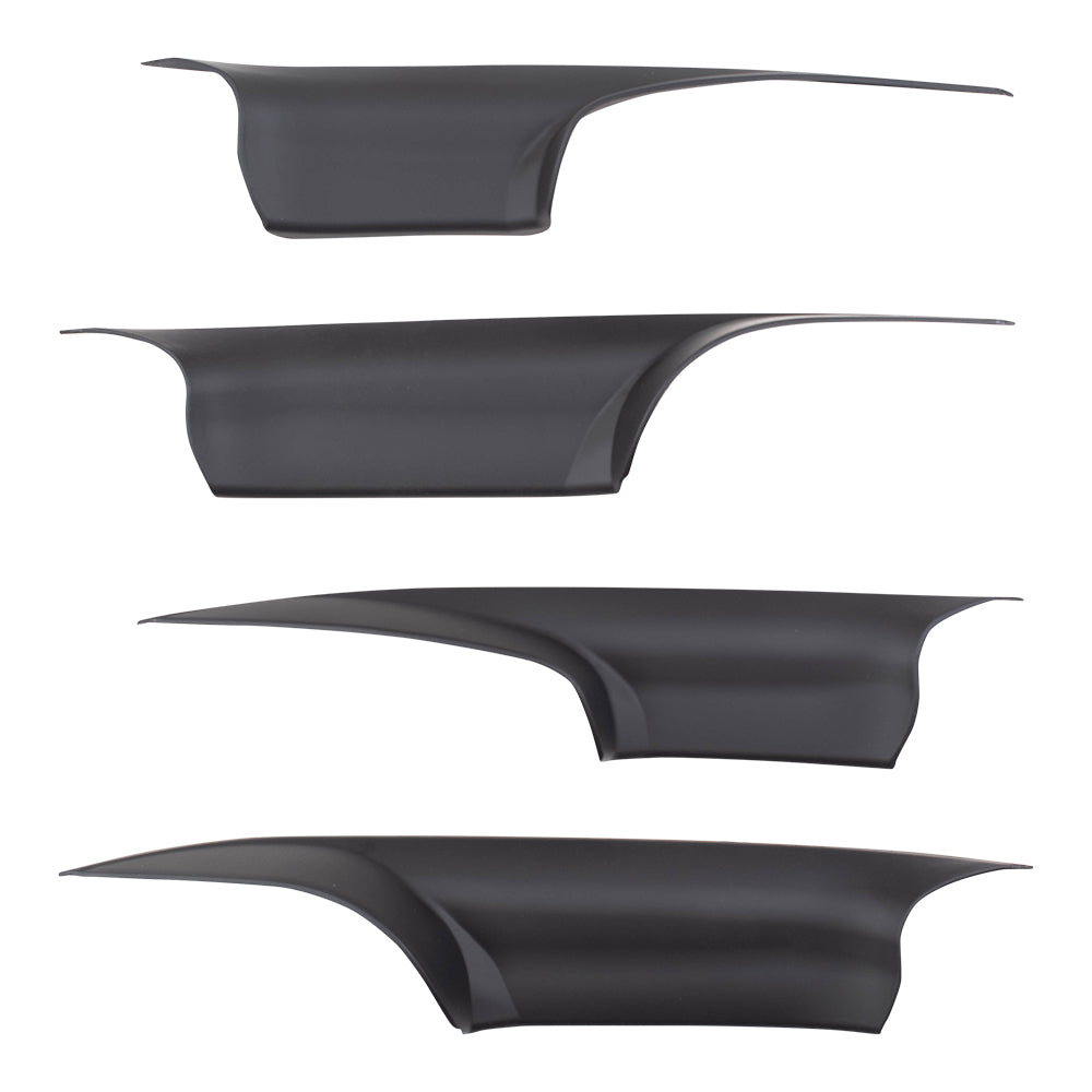 Brock Replacement Inside Door Pull Handle Cover Kit 4 Piece Set Compatible with 09-15 7 Series