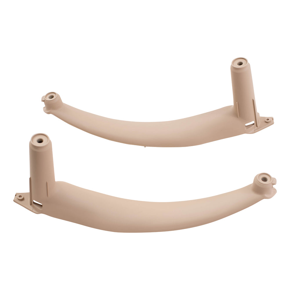 Brock Replacement Inside Door Pull Handle Kit w/o Cover 3 Piece Set Compatible with 2007-2013 X5