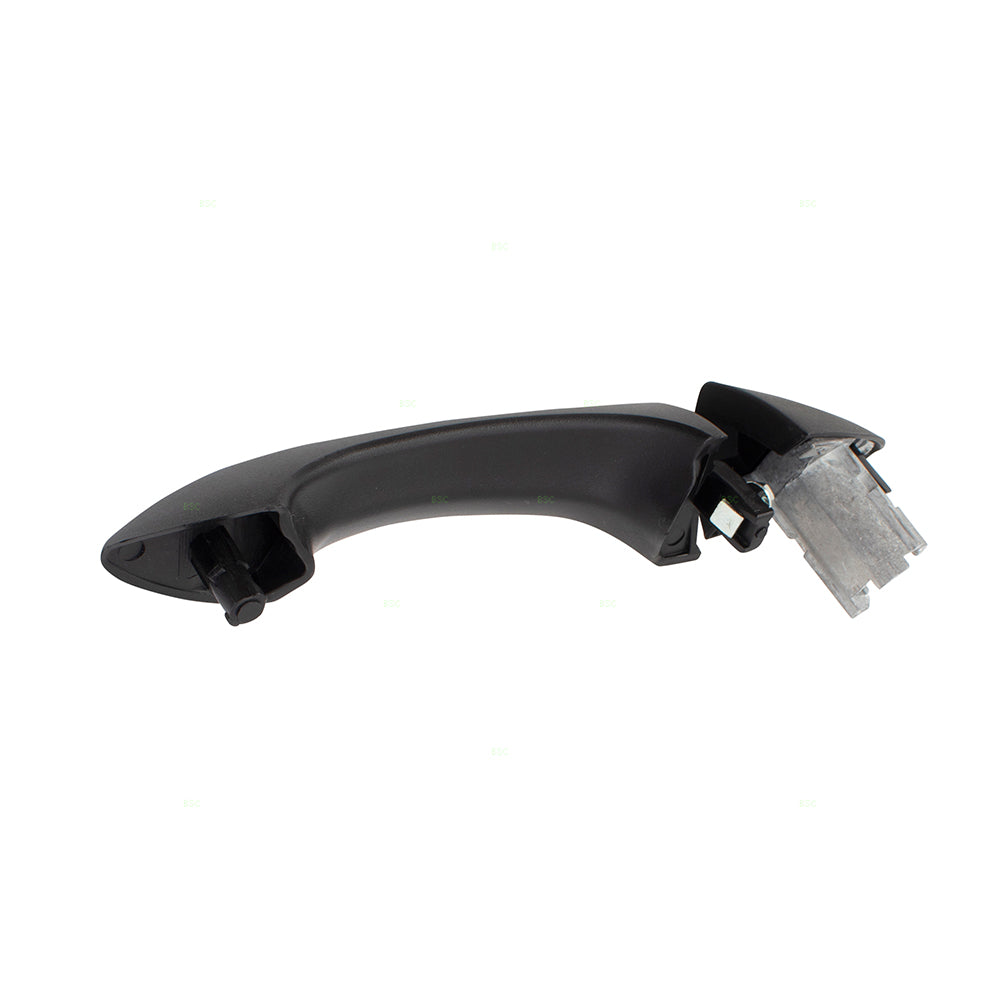 Brock Replacement Drivers Outside Rear Door Handle Textured Black Left Exterior Replacement for 2000-2006 X5 51218243617 51218243625