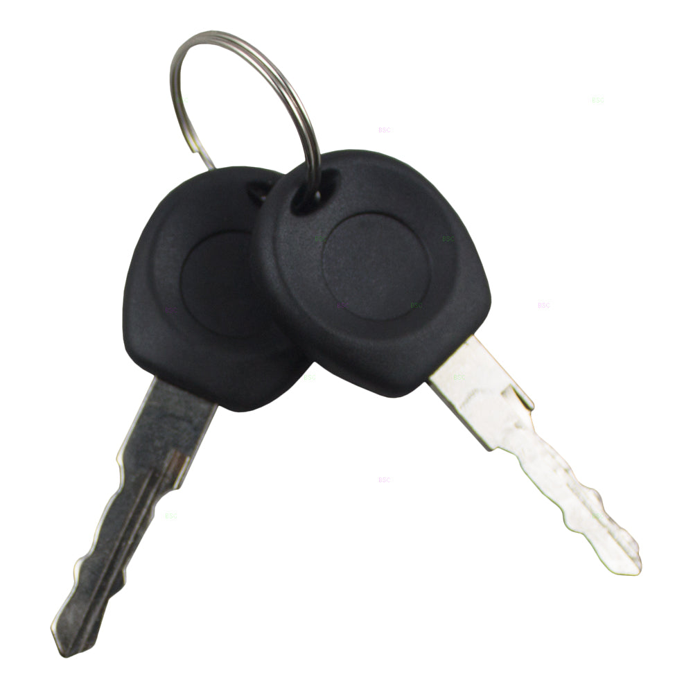 Front Outside Door Handle fits VW Cabrio Golf Jetta w/Lock Cylinder & Keys Set