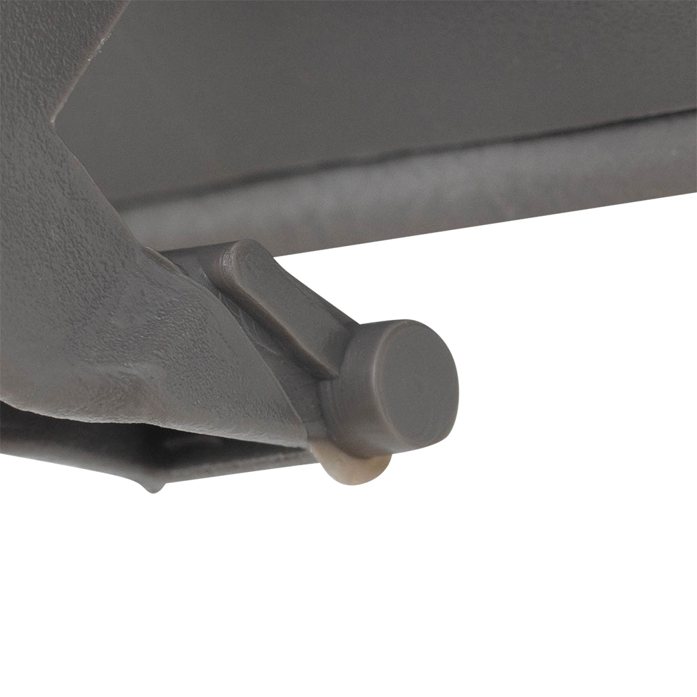 Brock Replacement Gray Leatherette Center Console Lid Compatible with 1999-2005 A4 1998-2005 New Beetle 1999-2005 Golf 1999-2005 Passat 3B0867173