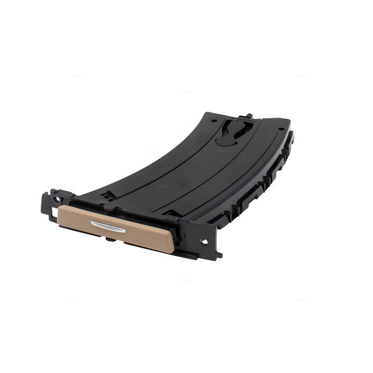 Brock Replacement Drivers Front Retractable Beige Cup Holder Drink Beverage Slide Out Compatible with 2006-2011 3 Series E90 2006-2012 E91 51459173467