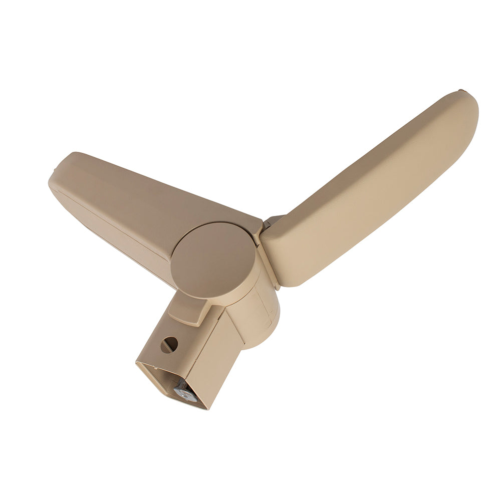 Brock Replacement Beige Leatherette Center Console Armrest Repair Kit with Hardware Compatible with 1999-2005 A4 1999-2005 Golf 1J0 864 279 B 4TE