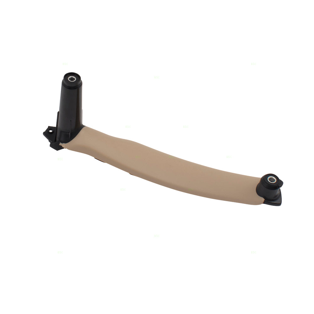 Brock Replacement Drivers Rear Inside Beige Door Panel Pull Handle Compatible with X5 E70 X6 E71 & X6 Hybrid E72 51416969403