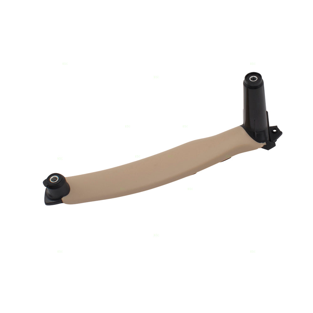 Brock Replacement Passengers Front or Rear Inside Beige Door Panel Pull Handle Compatible with X5 E70 X6 E71 & X6 Hybrid E72 51416969404