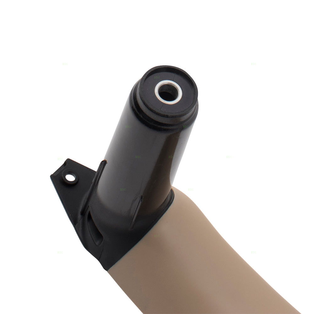 Brock Replacement Passengers Front or Rear Inside Beige Door Panel Pull Handle Compatible with X5 E70 X6 E71 & X6 Hybrid E72 51416969404