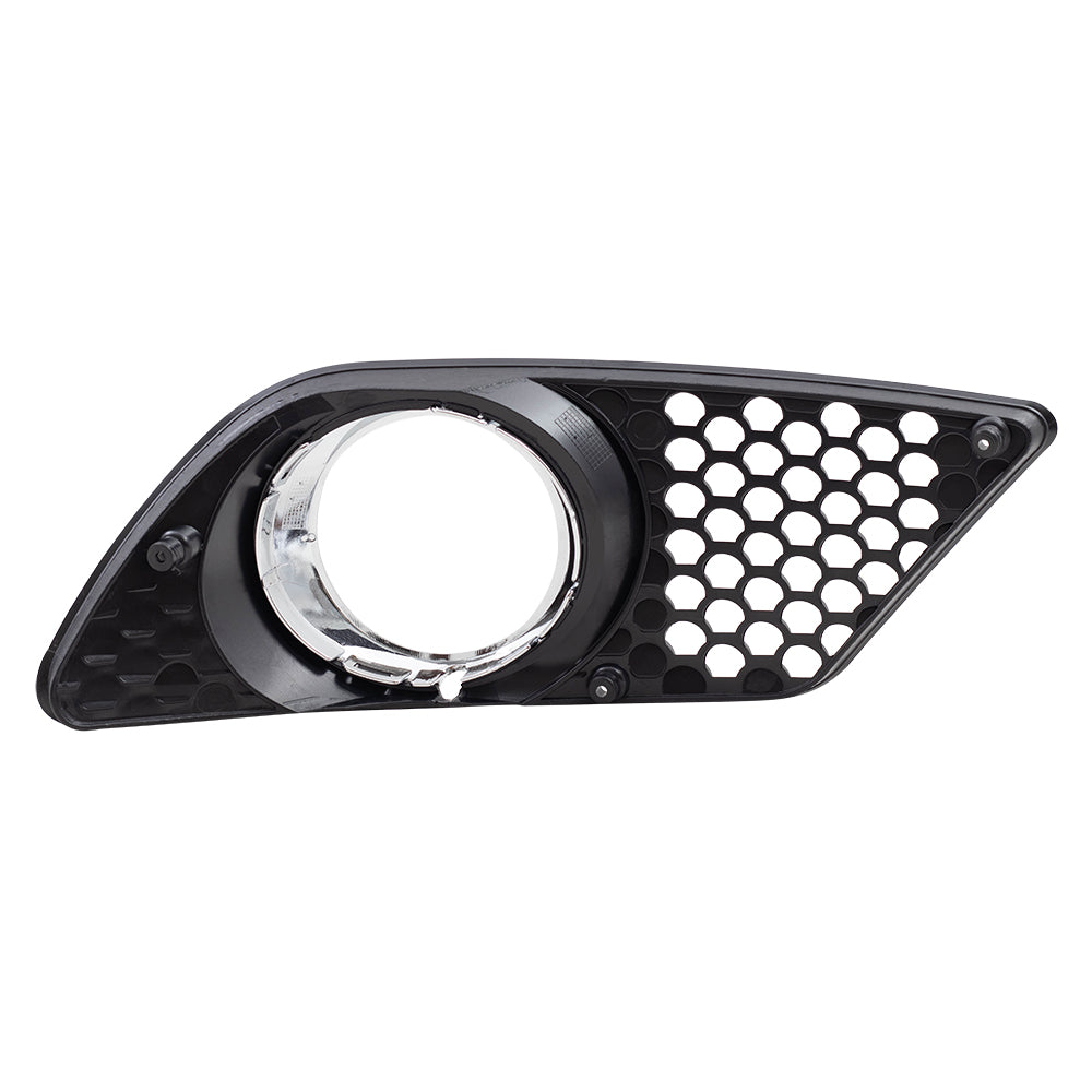 Brock Replacement Driver Fog Light Cover Compatible with 08-11 C-Class C230 C250 C300 C350