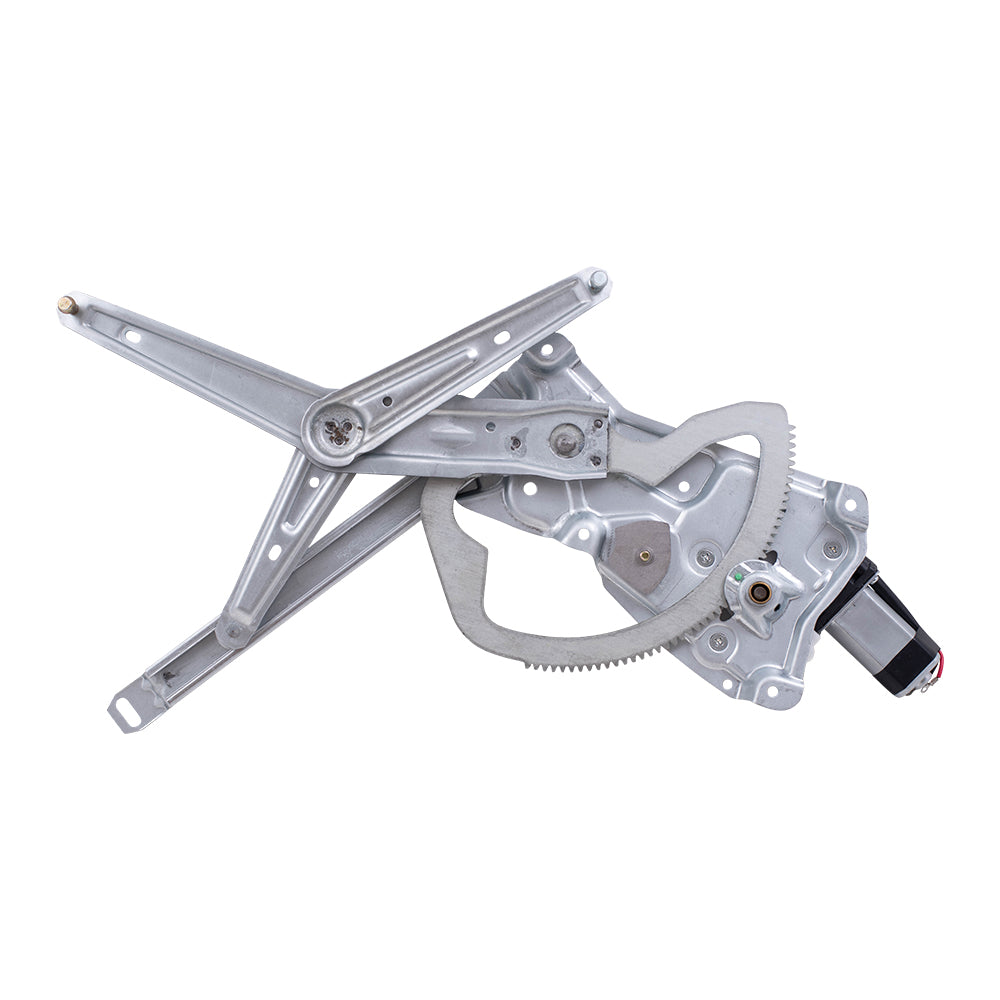 Brock Replacement Front Driver and Passenger Side Power Window Regulator with Motor Set Compatible with 1992-1999 3 Series E36 Sedan