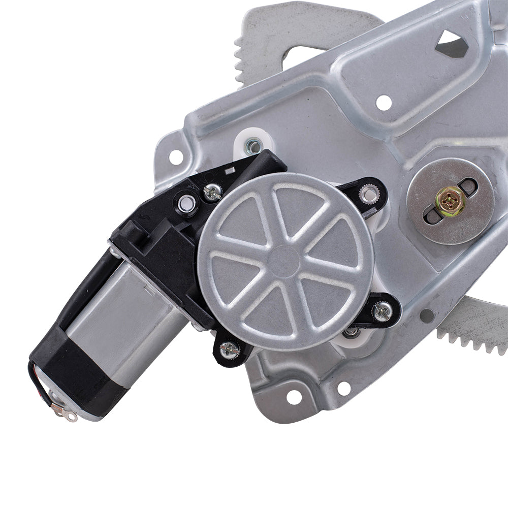 Brock Replacement Front Driver and Passenger Side Power Window Regulator with Motor Set Compatible with 1992-1999 3 Series E36 Sedan