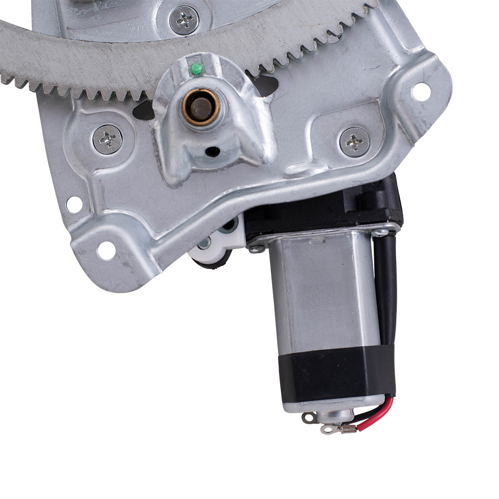 Brock Replacement Front Driver and Passenger Side Power Window Regulator with Motor Set Compatible with 1992-1999 3 Series E36 Sedan
