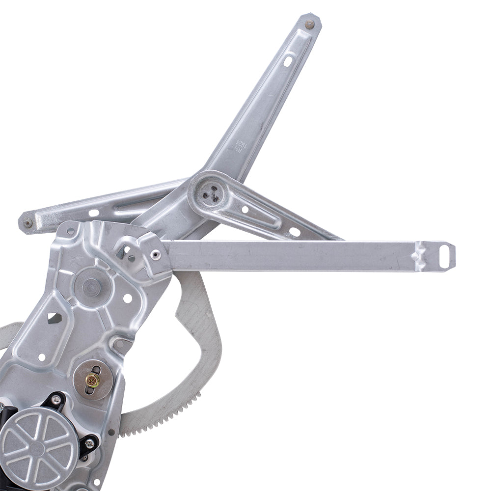 Brock Replacement Front Driver and Passenger Side Power Window Regulator with Motor Set Compatible with 1992-1999 3 Series E36 Sedan