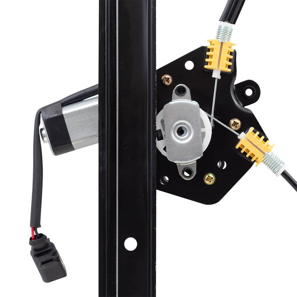 Brock Replacement Drivers Rear Power Window Lift Regulator with Motor Assembly Compatible with 2000-2006 X5 51357125059
