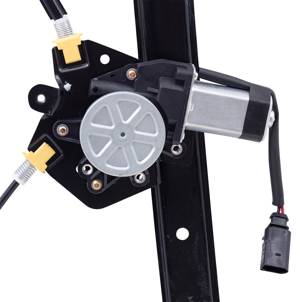 Brock Replacement Drivers Rear Power Window Lift Regulator with Motor Assembly Compatible with 2000-2006 X5 51357125059