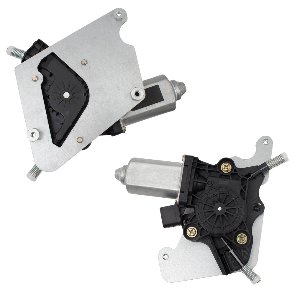 Brock Replacement Front and Rear Power Window Regulators with Motors Compatible with 2002-2018 G-Class W463
