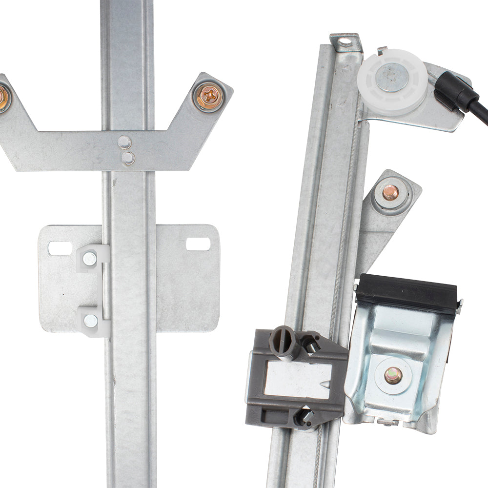 Brock Aftermarket Replacement Front & Rear Driver Left Passenger Right Power Window Regulator With Motor 4 Piece Set Compatible With 2002-2018 Mercedes-Benz G-Class W463