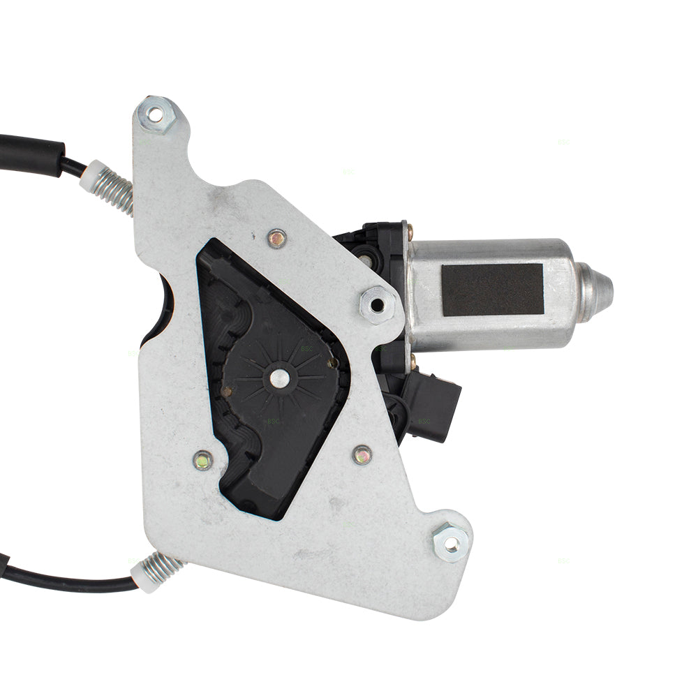 Brock Replacement Drivers Rear Power Window Regulator w/Motor Assembly Compatible with 2002-2018 G-Class W463 4637300746