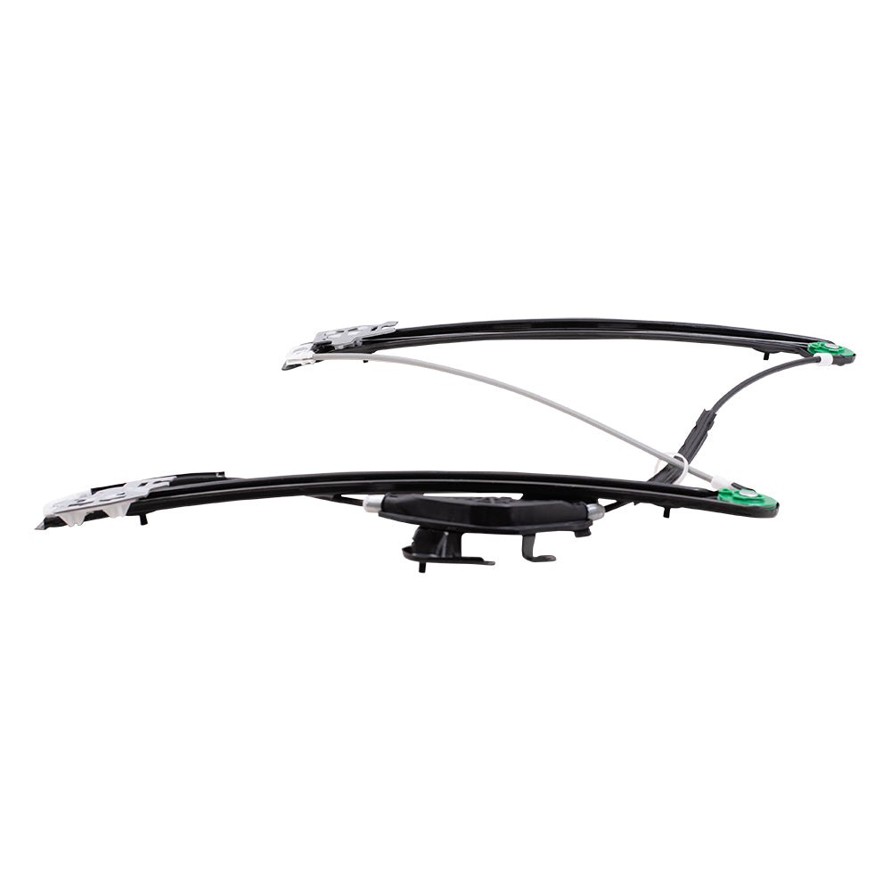 Brock Replacement Driver and Passenger Front Power Window Lift Regulators Compatible with 1999-2005 3 Series Sedan Wagon 51337020659 51337020660