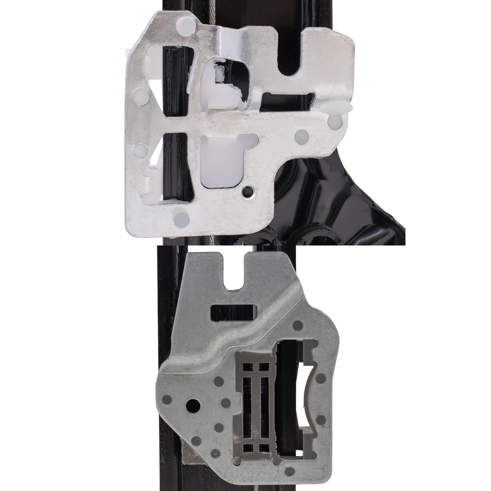Brock Replacement Front and Rear Driver and Passenger Side Power Window Regulators Without Motor 4 Piece Set Compatible with 2000-2006 X5