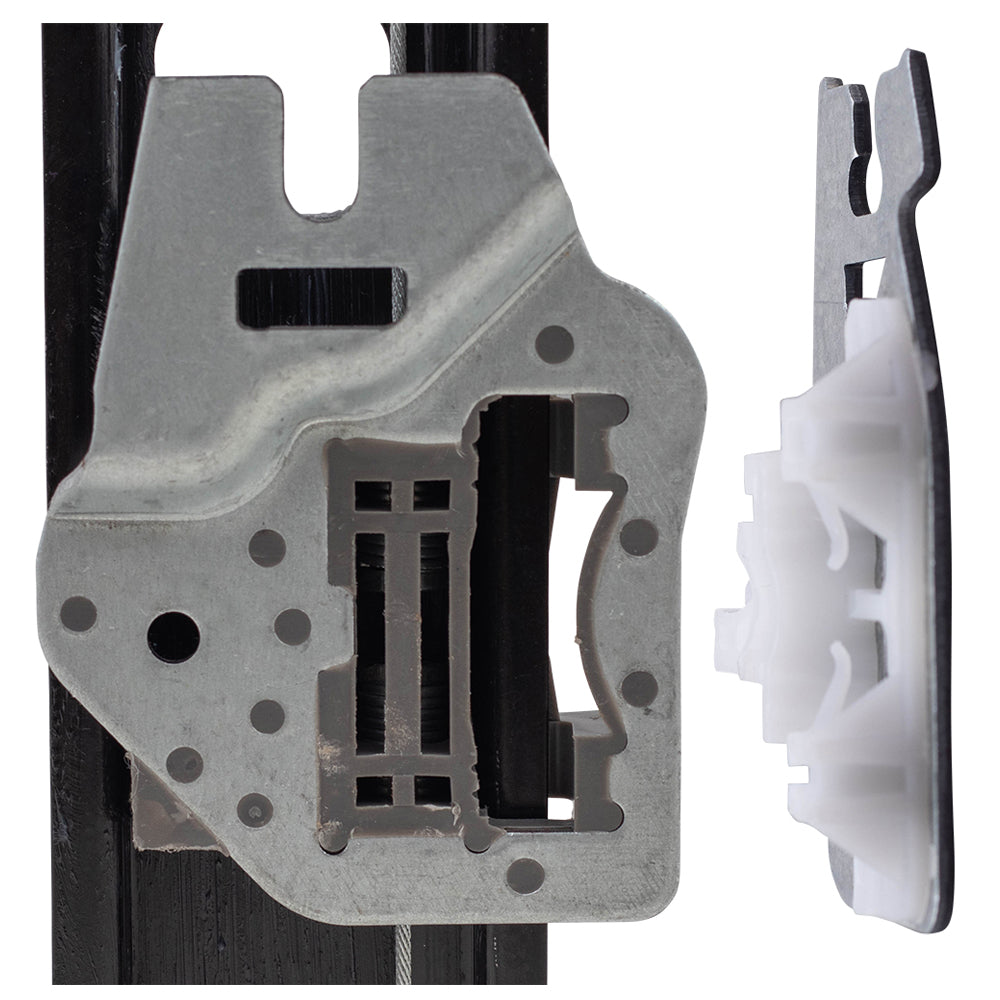Brock Replacement Pair Rear Power Window Regulators Compatible with 2000-2006 X5