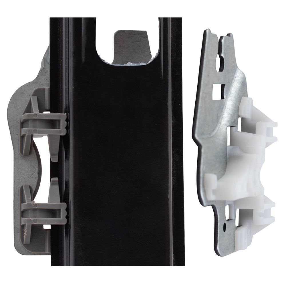 Brock Replacement Pair Rear Power Window Regulators Compatible with 2000-2006 X5