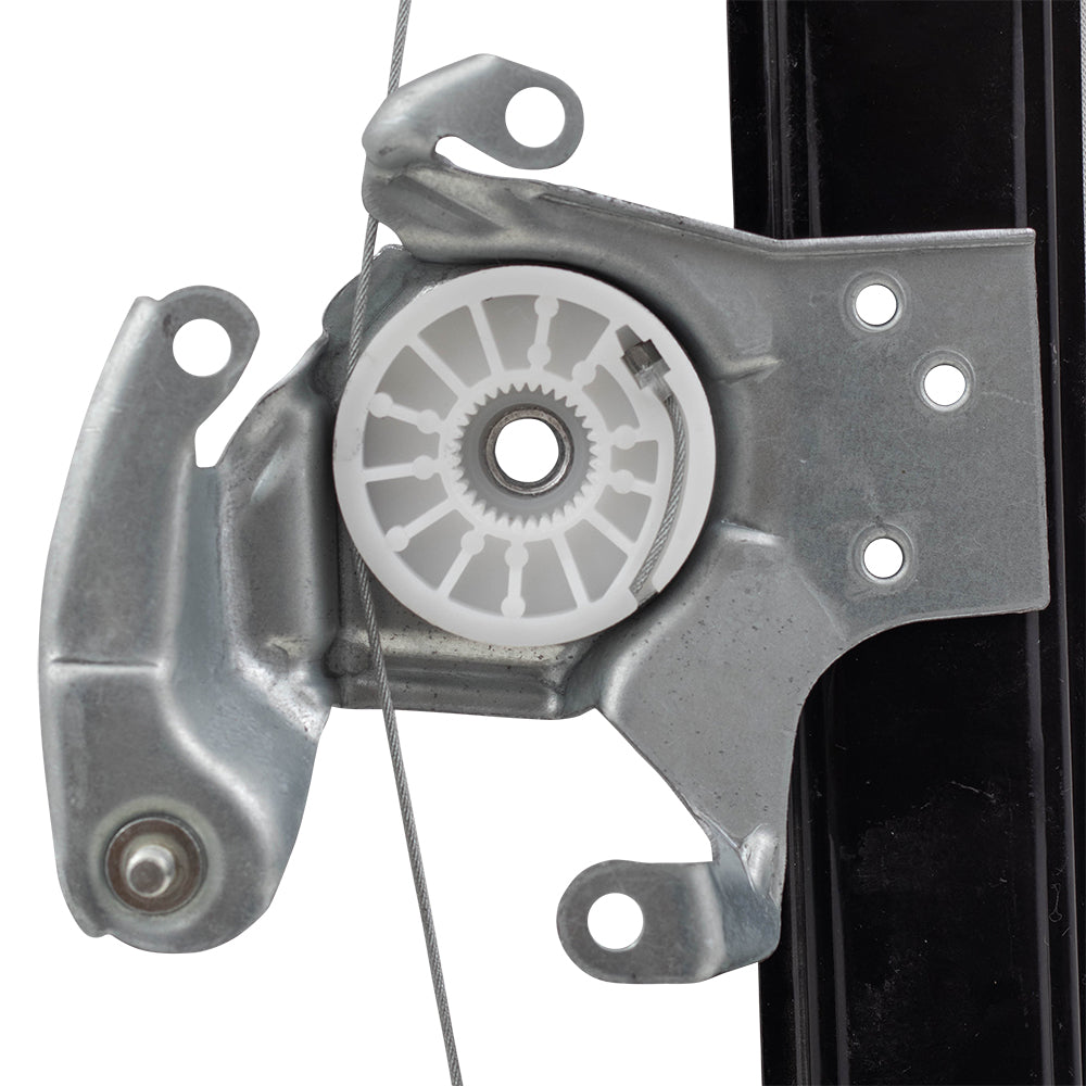 Brock Replacement Driver and Passenger Rear Power Window Lift Regulators Compatible with 00-06 X5 SUV 51357125059 51357125060