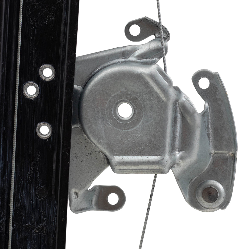 Brock Replacement Driver and Passenger Rear Power Window Lift Regulators Compatible with 00-06 X5 SUV 51357125059 51357125060
