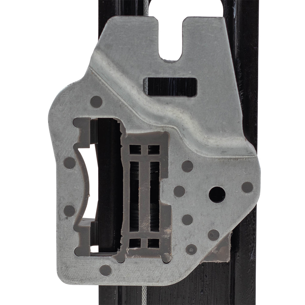 Brock Replacement Driver and Passenger Rear Power Window Lift Regulators Compatible with 00-06 X5 SUV 51357125059 51357125060