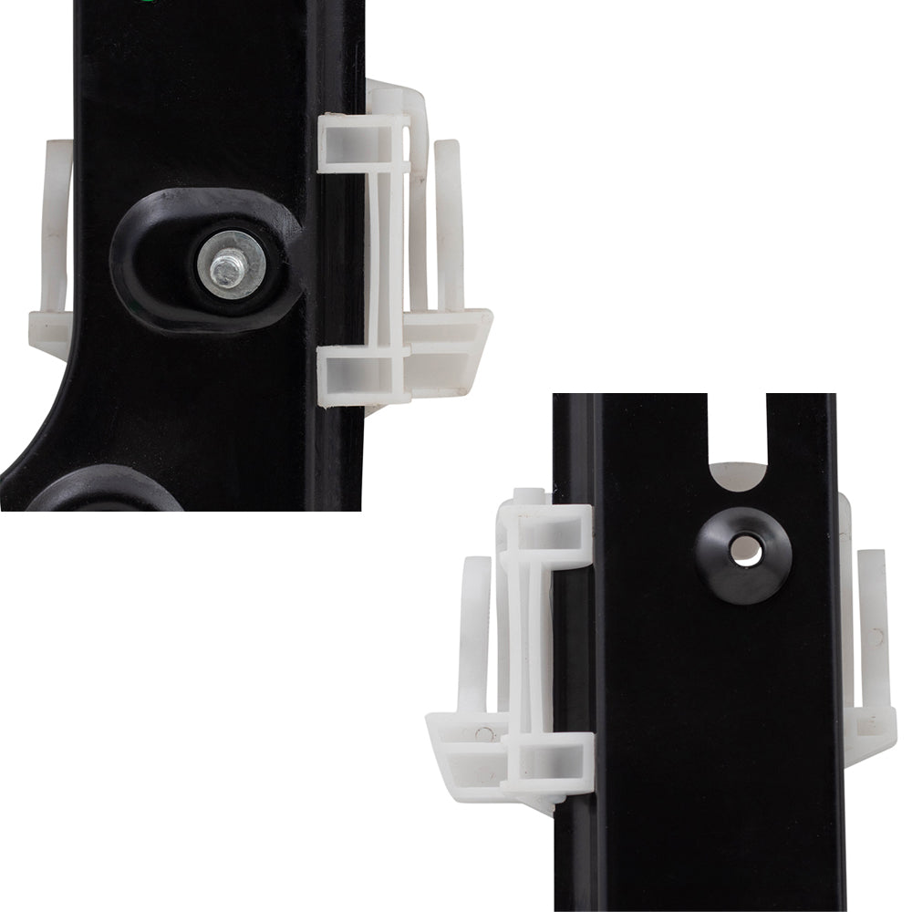 Brock Replacement 4 Pc Set Power Window Regulators Compatible with 04-10 X3