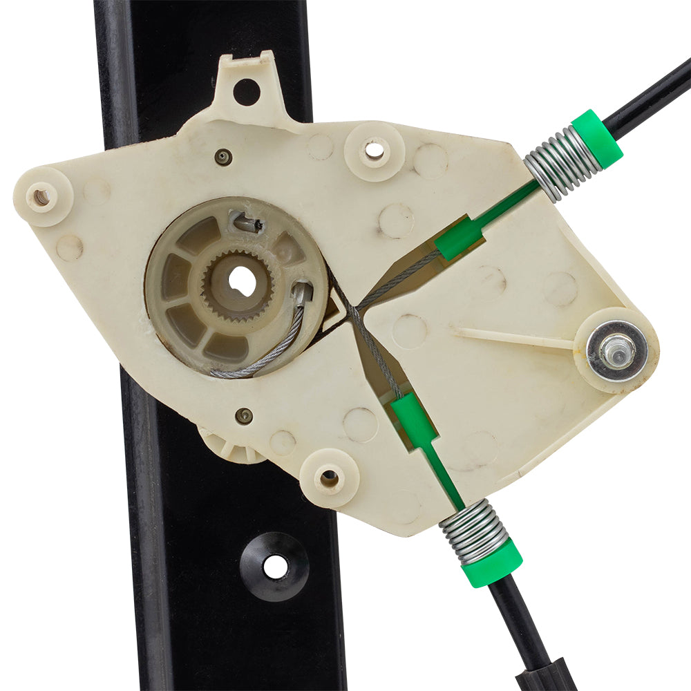 Brock Replacement Driver and Passenger Front Power Window Lift Regulators Compatible with 2004-2010 X3 SUV 51333448249 51333448250