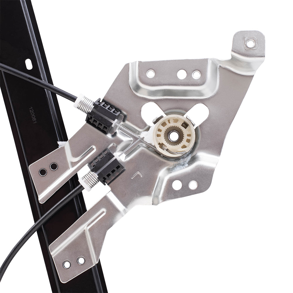 Brock Replacement Driver and Passenger Front Power Window Lift Regulators Compatible with 2003-2011 9-3 Sedan/Wagon