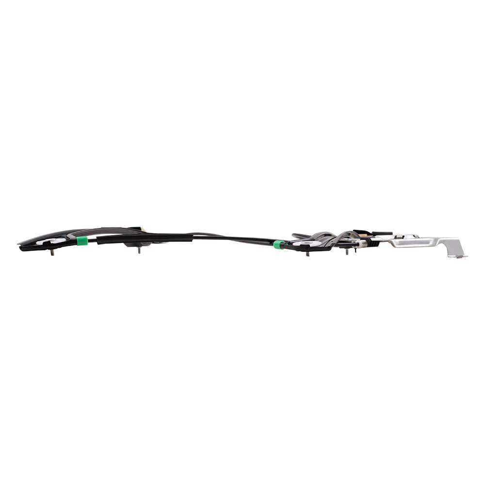 Brock Replacement Driver and Passenger Front Power Window Lift Regulators Compatible with 2003-2011 9-3 Sedan/Wagon