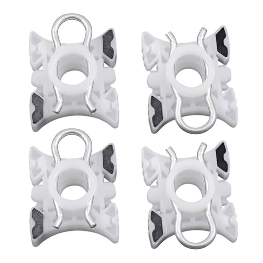 Brock Replacement Set of Four Window Regulator Sliding Pivots Clips Compatible with 88-08 M3 M5 Z3 Z4 7 Series 3 Series 5 Series 51321938884