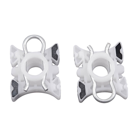 Brock Replacement Set of Two Window Lift Regulator Sliding Pivot Clips Compatible with 88-08 M3 M5 Z3 Z4 7 Series 3 Series 5 Series 51321938884