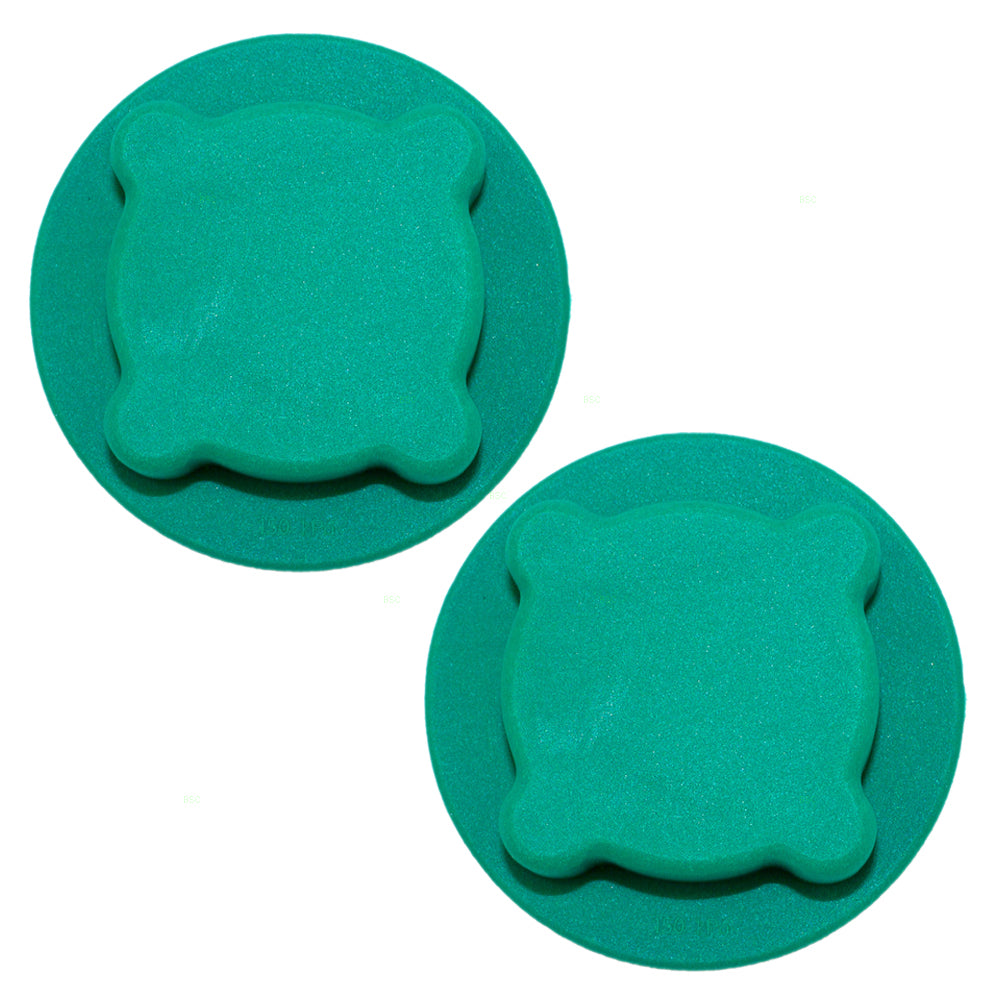 Brock Replacement Pair of Coolant Overflow Tank Recovery Bottle Expansion Reservoir Caps Compatible with 2003-2014 XC90 9445462 94454626