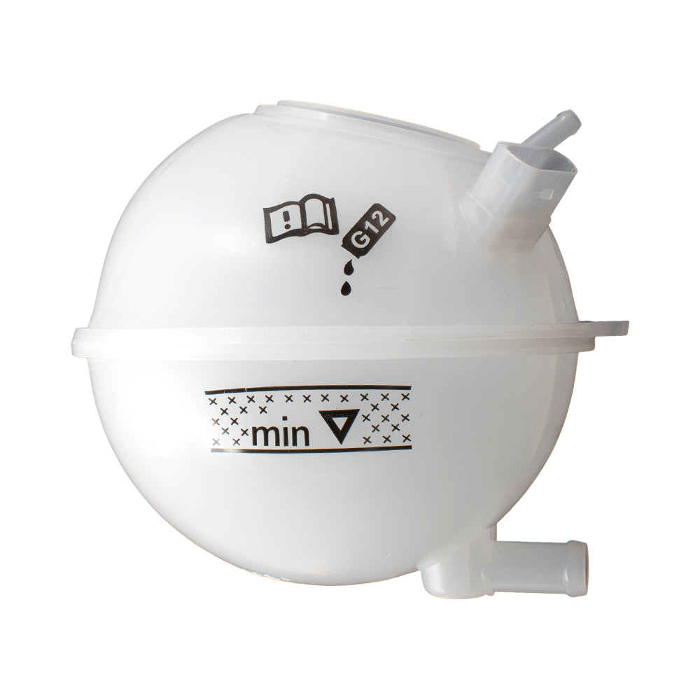 Brock Replacement Coolant Recovery Tank without Cap Compatible with 1998-2010 New Beetle 2000-2006 TT and 2000-2006 Golf 1999-2005 A4 1J0121407F VW3014106