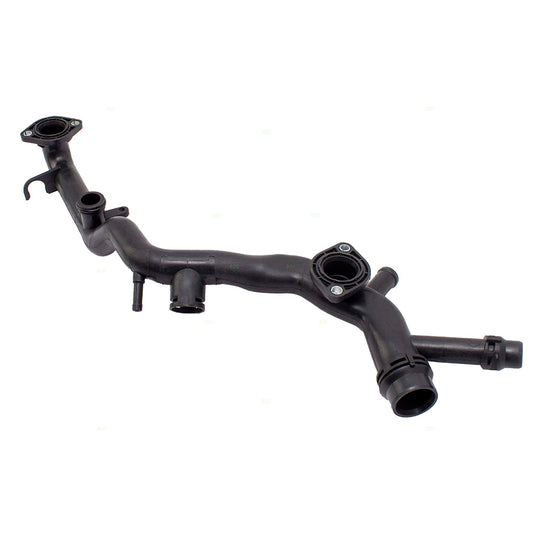 Brock Replacement Coolant Radiator Cylinder Head Water Pipe Assembly Compatible with 2009-2011 A6 Quattro 3.0L 06E121045T