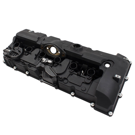 Brock Replacement Gas Engine Valve Cover w/Gasket Compatible with 2007-2013 3 Series Sedan E90 2.5L 3.0L 11127552281