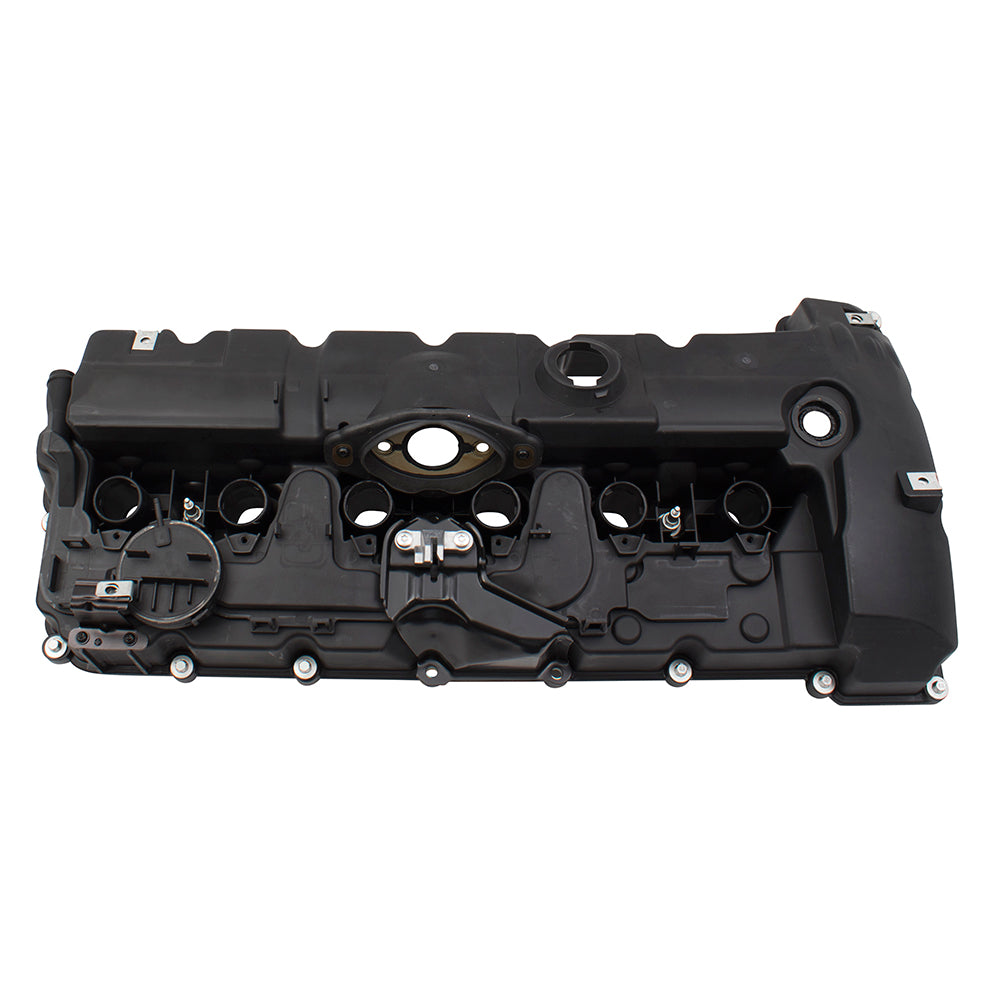 Brock Replacement Gas Engine Valve Cover w/Gasket Compatible with 2007-2013 3 Series Sedan E90 2.5L 3.0L 11127552281
