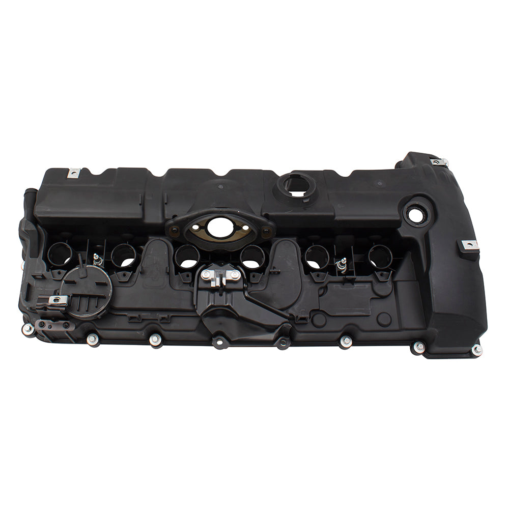 Brock Replacement Gas Engine Valve Cover w/Gasket Compatible with 2007-2013 3 Series Sedan E90 2.5L 3.0L 11127552281