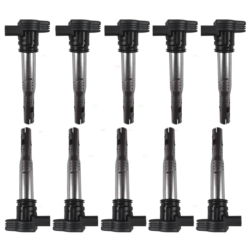 Ignition Plug Coils 10 Pc Set fits 12 Audi R8 & 07-13 Lamborghini Gallardo V10