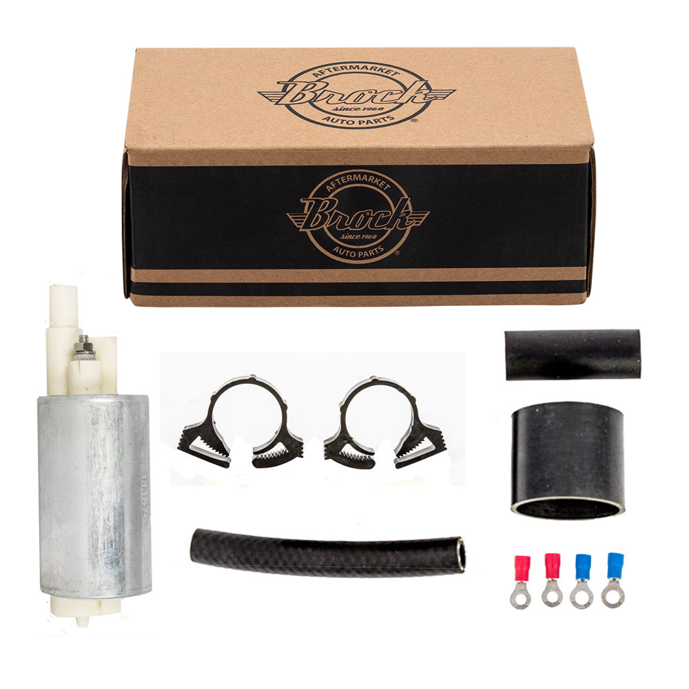 Brock Replacement In-Tank Electric Fuel Pump with Installation Kit Compatible with 1982-1997 Spider Veloce Graduate Quadrifoglio Base 00605185560000