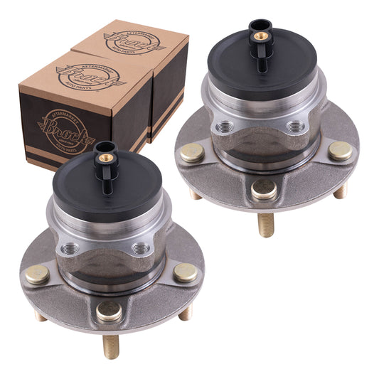 Brock Replacement Rear Set Hub Bearing Assemblies Compatible with 2014-2020 Outlander Front Wheel Drive