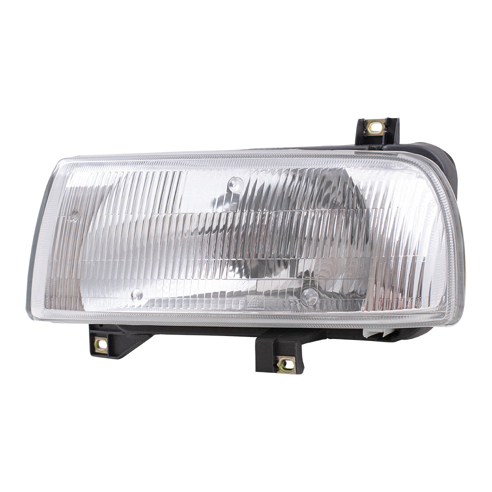 Brock Headlight fits 93-99 Volkswagen VW Jetta Driver Headlamp Single Socket Assembly