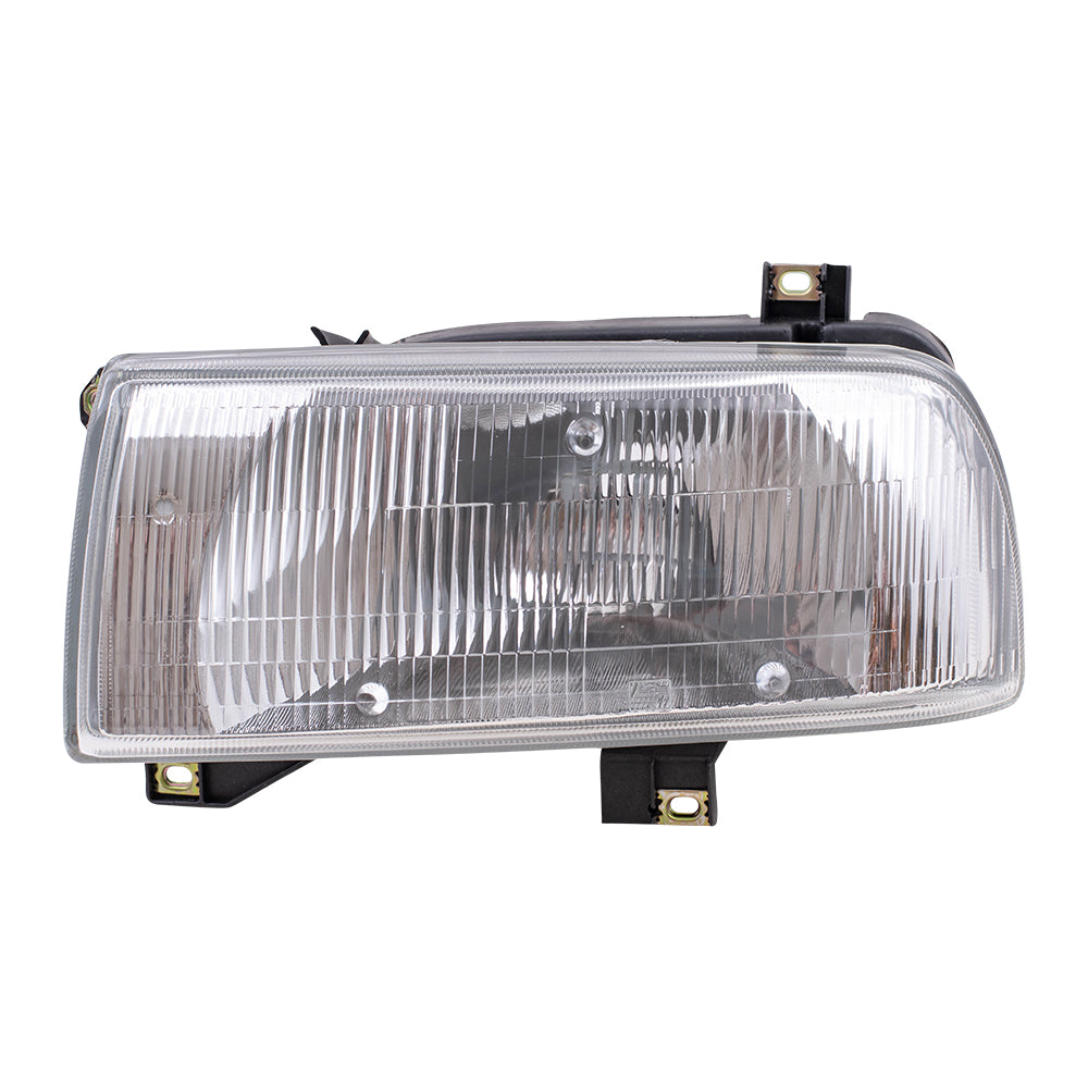 Brock Headlight fits 93-99 Volkswagen VW Jetta Driver Headlamp Single Socket Assembly