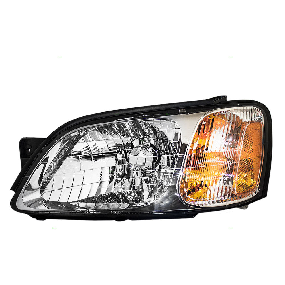 Brock Replacement Drivers Headlight Headlamp Compatible with 2000-2004 Legacy 2003-2006 Baja Sport Pickup 84001AE13A