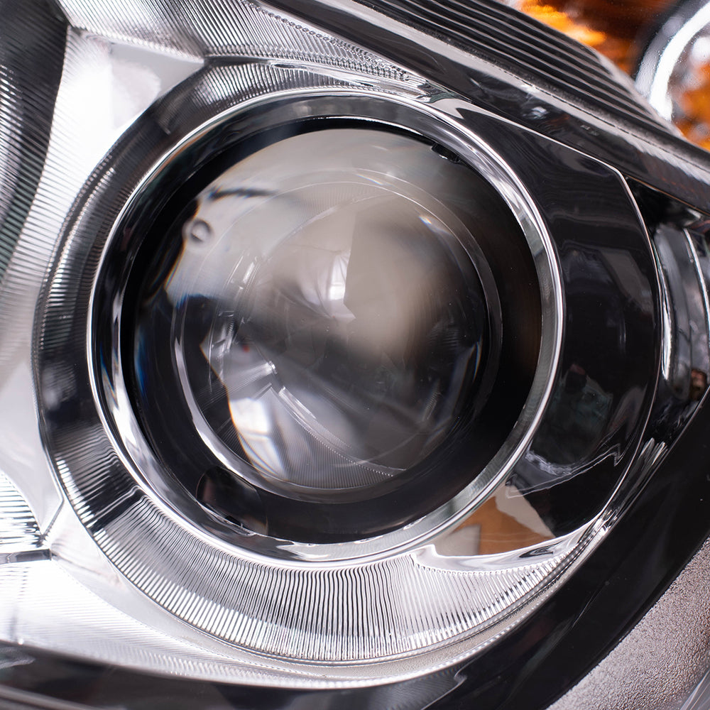 Brock Replacement Driver Side Halogen Combination Headlight Assembly without Black Bezel Compatible with 2013-2014 Outback