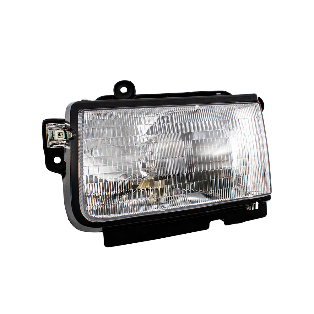 Brock Replacement Driver and Passenger Headlights Headlamps Compatible with 1998 1999 Rodeo Amigo Passport 8-97205-901-0 8-97205-899-0
