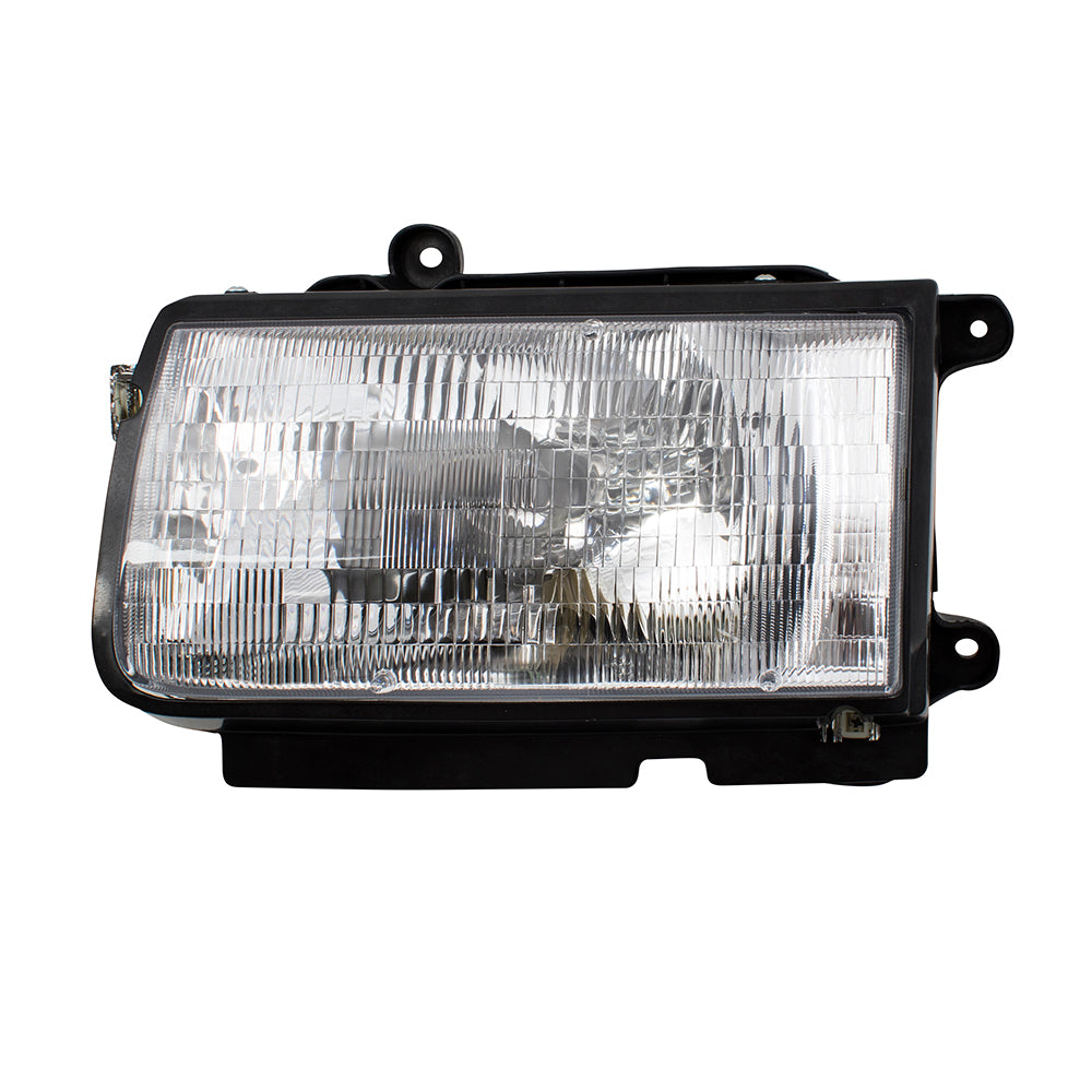 Brock Replacement Driver and Passenger Headlights Headlamps Compatible with 1998 1999 Rodeo Amigo Passport 8-97205-901-0 8-97205-899-0