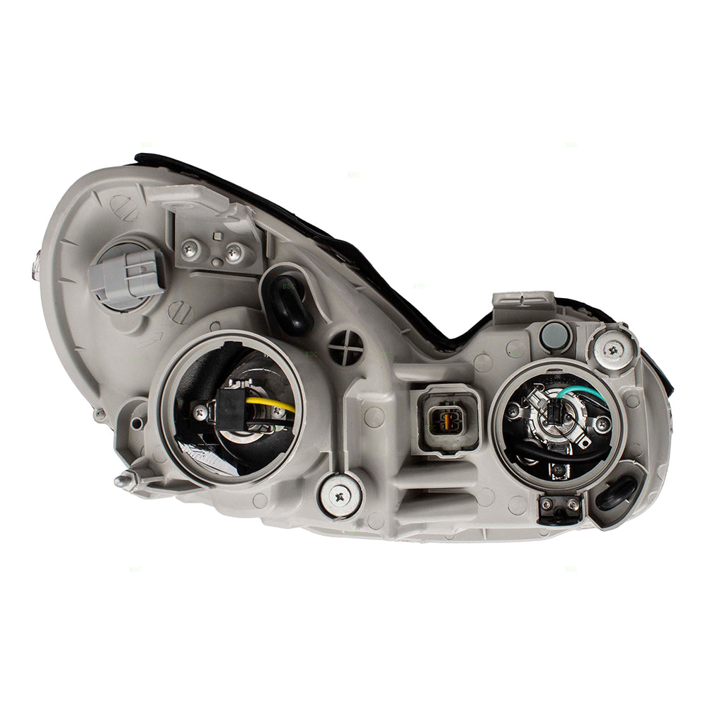 Brock Replacement Pair Set Halogen Combination Headlights Headlamps Compatible with 02-05 Sonata 92101-3D050 92102-3D050