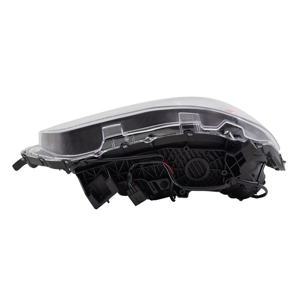Brock Replacement Pair Halogen Headlights Compatible with 2011-2019 Outlander Sport RVR